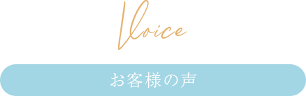 Voice お客様の声